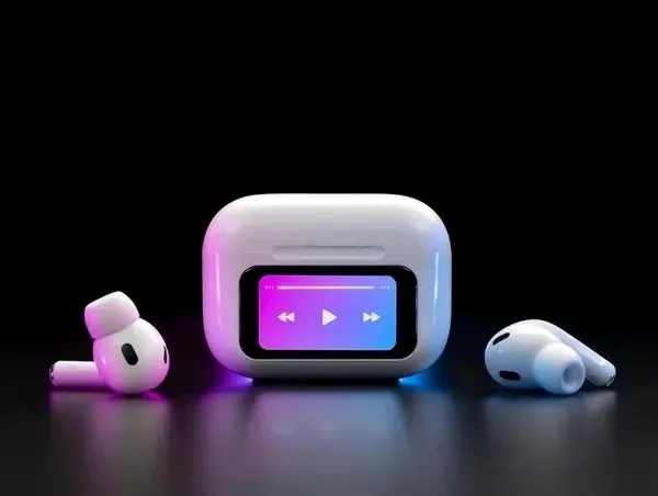 Display Ear Buds - Wireless Earbuds with Remote Photography, Change Wallpaper, Lock Screen | LED Touchscreen Control | ANC+ENC/You-Tube shors Control