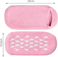 CULINA Silicone Socks for Women, Crack Heel Repair Socks, Spa Gel Socks for Women, Silicon Socks, Silicone Socks for Men, Foot Hydration Socks Vitamin E-Multicolour Pack 1