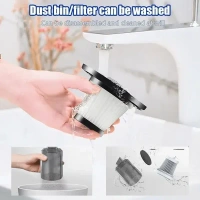 Orzinpro 2 in1 Portable Car Vacuum Cleaner with Blower | USB Rechargeable Wireless Handheld Car Vacuum Cleaner Traveling, Camping Reusable,Portable,Rechargeable