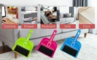 Set Mini Dustpan Brush Set Cleaning Brush Small Desk Broom Cleaning Tool for Computer Keyboard Desktop Car