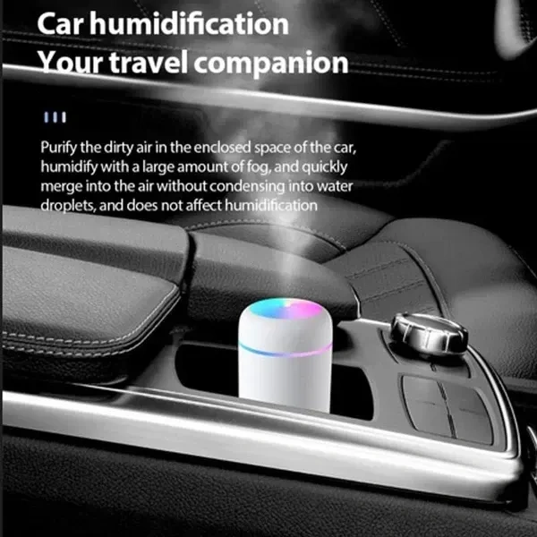 Bare Elixir Essential Oil Diffuser Humidifier for Room Moisture - Best for Car, Home, Office, Aroma Diffuser for Home, Mist Maker, Cool Mist Humidifier, Air Freshener Room Freshener (Multicolor)