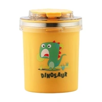 Stainless Insulated Food Jar Thermos for Hot Food Soup Lunch Container for Kids - 530 ML Mug/Cup with Straw, Lid and Fork