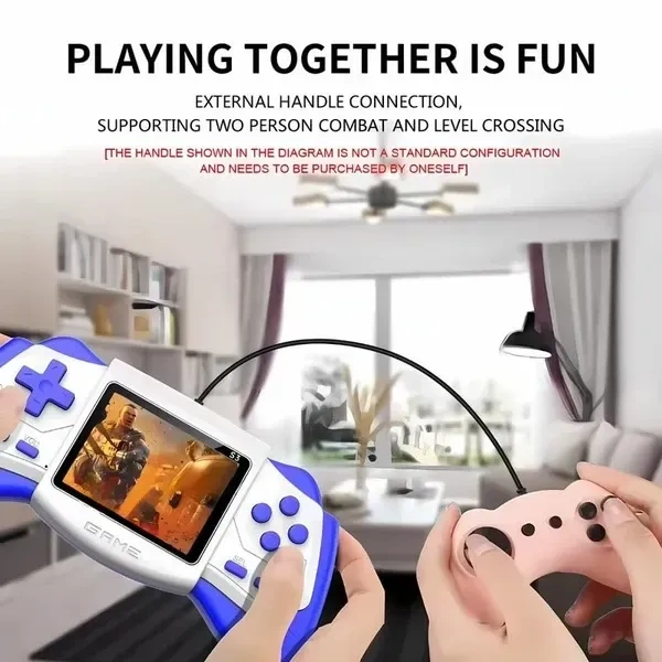 Drumstone (𝟭𝟬- 𝗬𝗲𝗮𝗿𝘀 𝗪𝗮𝗿𝗿𝗮𝗻𝘁𝘆) New Handheld S3 Multicolour Gaming Console with TV Connect Feature