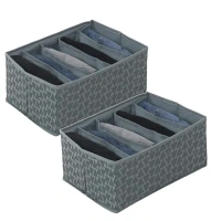 BAGS Clothes Drawer Organizer For Jeans,Wardrobe Clothes Organizer For Folded Clothes,Clothes Storage Organizer For Jeans,Sweater,Dresses,T-Shirts