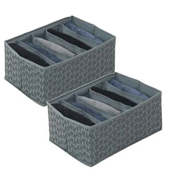 BAGS Clothes Drawer Organizer For Jeans,Wardrobe Clothes Organizer For Folded Clothes,Clothes Storage Organizer For Jeans,Sweater,Dresses,T-Shirts