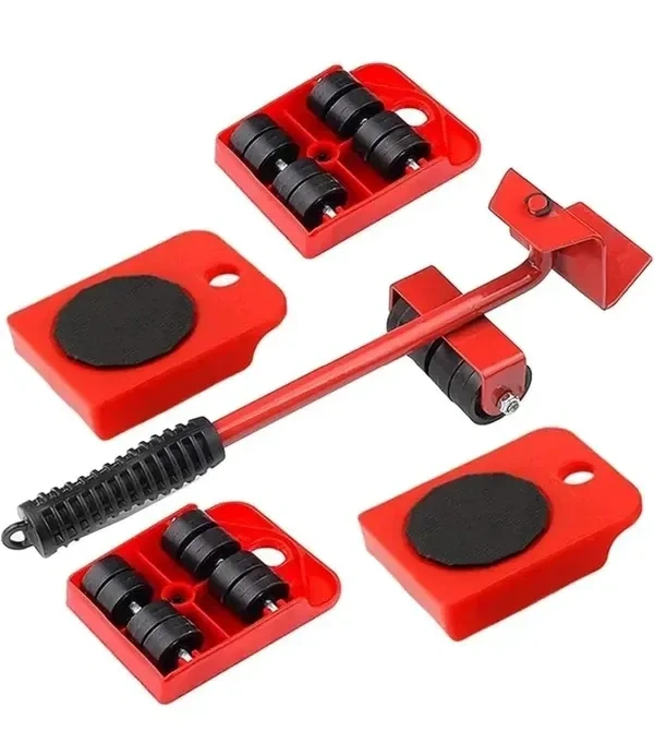 SHAYONAM Furniture Lifter Mover Tool Set Heavy Duty Furniture Lifter Mover Tool Set, Furniture Moving Roller Wheel Set for Washing Machines, Fridge,Sofa, Wardrobes Adjustable Height/*-