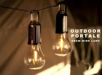  Multipurpose Portable Utility Bulb Camping Light Portable Outdoor Tent Light Bulbs - Clip Hook | Camping Tent Bulb 3 Modes | Battery Powered | Emergency Light Gear for Hiking (Pack of 1)