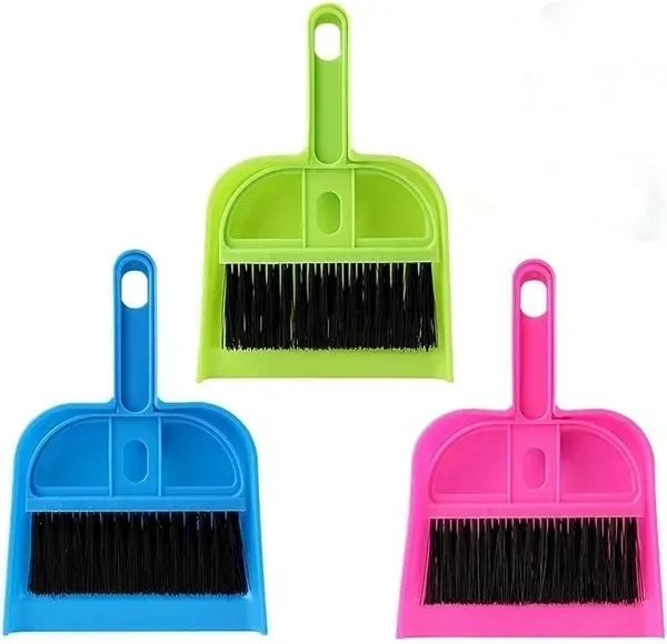 Set Mini Dustpan Brush Set Cleaning Brush Small Desk Broom Cleaning Tool for Computer Keyboard Desktop Car
