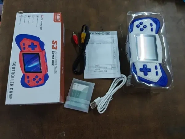 Drumstone (𝟭𝟬- 𝗬𝗲𝗮𝗿𝘀 𝗪𝗮𝗿𝗿𝗮𝗻𝘁𝘆) New Handheld S3 Multicolour Gaming Console with TV Connect Feature