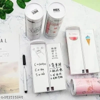 Latest Pencil Box For Girls Kids Multi-Function Pencil Case With Calculator, White Board, Marker & Storage,School Box For Girls Compass Accessories