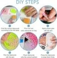 5D Diamond Painting Kits for Kids Wooden Frame Diamond Arts and Crafts for Kids Diamond Painting