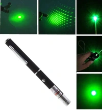 Sadbhawana Ultra Powerful Green Laser Light Pen Beam for Presentation with Adjustable Cap to Change Project Design with Premium Box | 2000 Metres Laser Pointer Pen | Extra Disco Light Effect