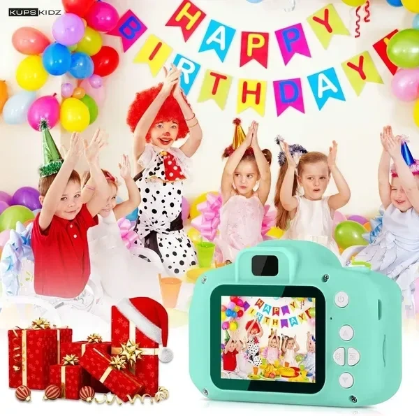 KUPSKIDZ Kids Camera Toy, Children Camera Toys for Kids Age 3-12, Christmas/Birthday Gifts for Kids, 1080P HD Video Kids Digital Camera, Gift for 3 4 5 6 7 8 9 10 11 12 Year Old Girl & Boys (Pink)