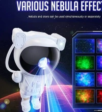 Desidiya® Astronaut Galaxy Projector with Remote Control - 360° Adjustable Timer Kids Astronaut Nebula Night Light, for Gifts,Baby Adults Bedroom, Gaming Room, Home and Party (Corded Electric)