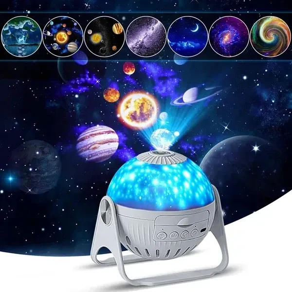 6 In 1 Projection Galaxy Star Lamp