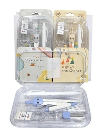 All-in-One Geometry Set Compass Set with Pencil, Triangles & More