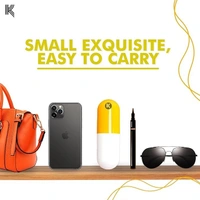 Kraptick Cute Capsule Umbrella, Umbrella for Rain, Wind Proof Umbrella, Mini Cute Umbrella for Men/Women/Boys/Girls/Kids, Portable Travel Umbrella with Manual Mechanisms for Open and Close