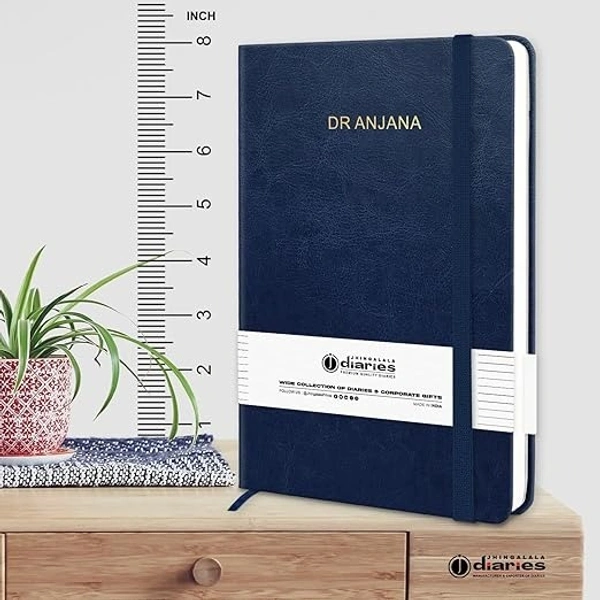 A5 size 15 cm dairy | Rulled paper with date and memo | 100gsm white paper