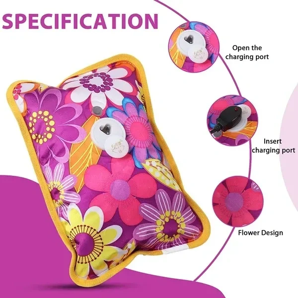 Ross Heating Bag, Hot Water Bags for Pain Relief, Heating Pad-Heat Pouch Hot Water Bottle Bag, Electric Hot Water Bag, Heating Pad for Pain Relief (assorted)