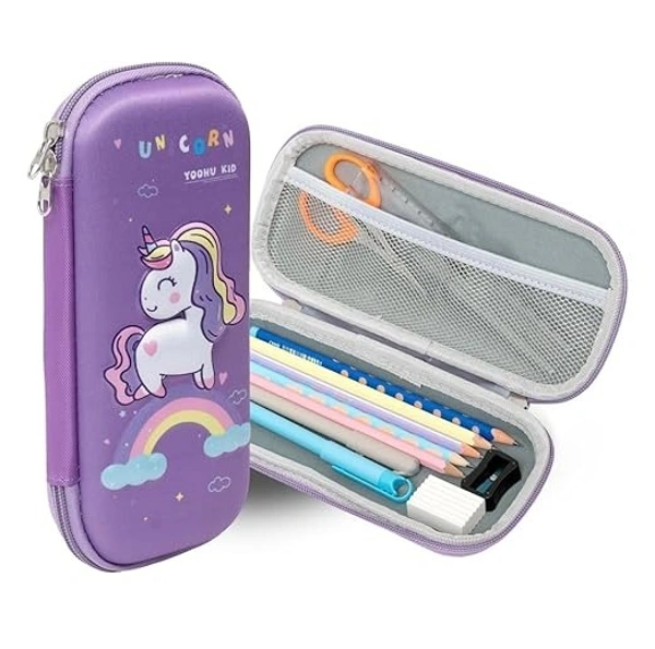 A5 3D Cartoon Print Design Stationery Compass Pencil Box One Side Kids Students School Activities Birthday Party Return Gift