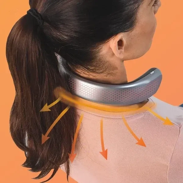 Ontel Handy Heater Freedom - Wearable Neck Heater for Cold Winters, 4 Heat Settings & Comfort-Heat Technology, Cordless Personal Heater for On-the-Go Heating, USB Rechargeable, 6 Hour Battery Life