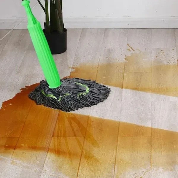 SUPERSTUD 2 in 1 Dehydrated Floor Cleaning Mop || Self-Wringing Floor Mop || 360 Rotatable Adjustable Cleaning Mop, || Microfiber Mop Wet and Dry for Bathroom/Offfice/Home/Outdoor (Green)