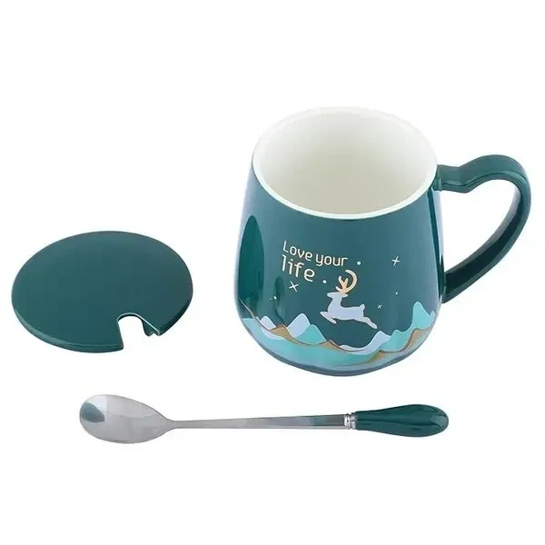 400 ml Love Your Life Coffee Mug, Mugs for Coffee,