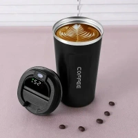 TNGLOVE Vacuum Insulated Temperature Display Coffee Mug 510 ML | Stainless Steel Coffee Mug | Insulated Travel Mug | Double-Walled Insulation Hot and cold Smart Coffee Tumbler Travelling Mug