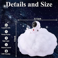 STYLO SWAG || Cloud Astronaut Light Fluffy Lamp 3D Light Cloud