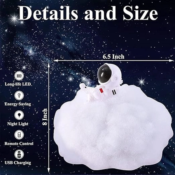 STYLO SWAG || Cloud Astronaut Light Fluffy Lamp 3D Light Cloud