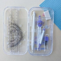 All-in-One Geometry Set Compass Set with Pencil, Triangles & More