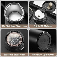 AADCART Travel Mug, Insulated Coffee Cup with Leakproof Lid, Vacuum Insulation Stainless Steel Reusable for Hot Cold Coffee, Water and Tea, Non-Slip Protective Cover, 500 ML - (Multi Color)