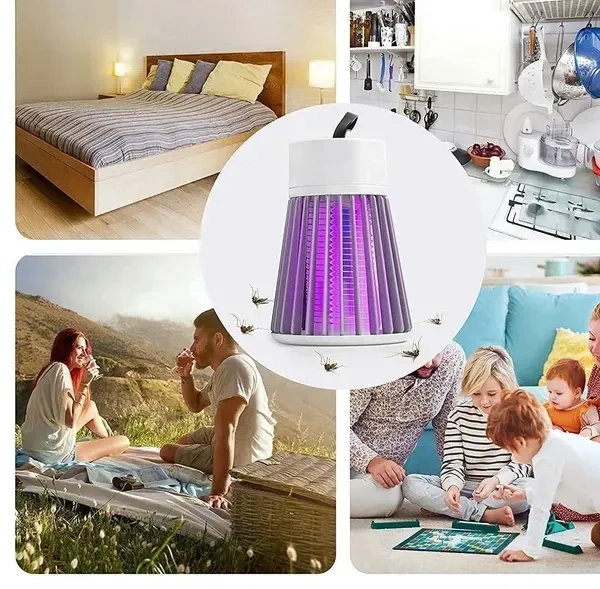 Eightiz Mosquito Killer Machine Mosquito Killer USB Powered Bug Zapper Mosquito LAMP for Home Electric LED LAMP Mosquito Killer Indoor/Outdoor Mosquito Trap Machine