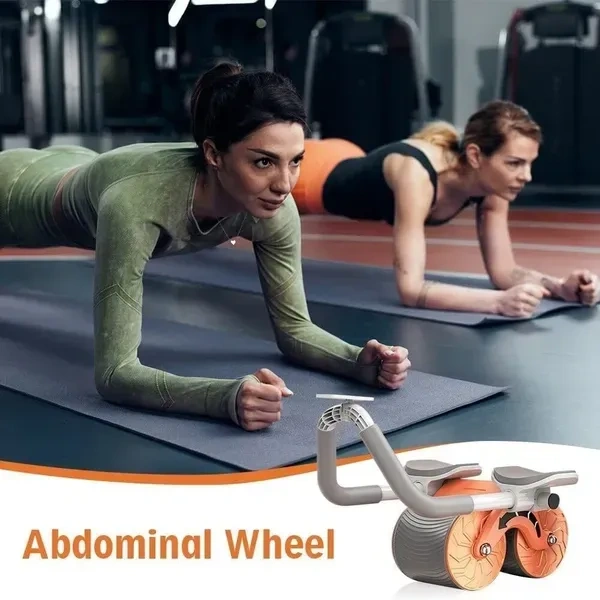 Workout Roller, Abs Workout Equipment Automatic Rebound Wheel, Home Gym Wheels Roller Abdominal Exercises For Abdominal Muscles