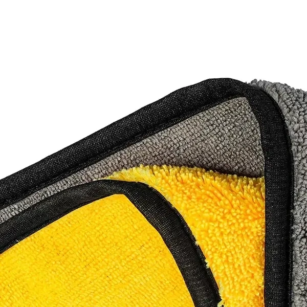 Auto Hub Heavy Microfiber Cloth for Car Cleaning and Detailing, Double Sided, Extra Thick Plush Microfiber Cloth, Lint-Free, 800 GSM (Size 40cm x 40cm)/Pack of 3, Color: Blue, Yellow, Green