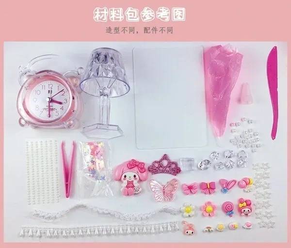 Cartoon DIY Alarm Clock - Handmade Plastic Clock for Kids