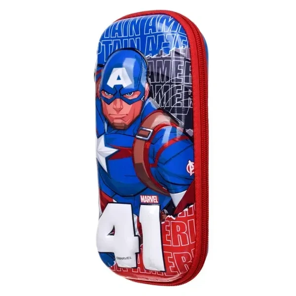 GRANTH ENTERPRISE 3D Cover Pencil Case Pen Pencil Pouch Compass School Pouch Organizer for Students Kids Stylish Pen Holder Pouch, Stationery Box, Cosmetic Pouch Bag (Spiderman CASE)