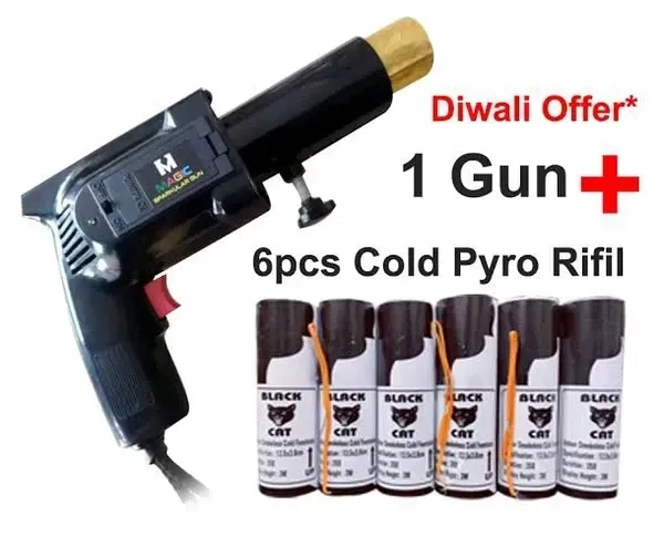 Metal Pyro gun With 6Pc Bullet