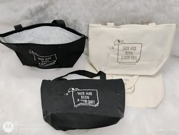 Canvas Insulated Lunch Bag