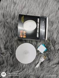 Chillyfit Motion Sensor Light Home (Pack Of 4) With Usb Charging Wireless Self Adhesive Led Body Induction Lamp Sensor Light Wardrobe Lights With Sensor Night Light Cupboard Stairs, 8.6 Cm, White
