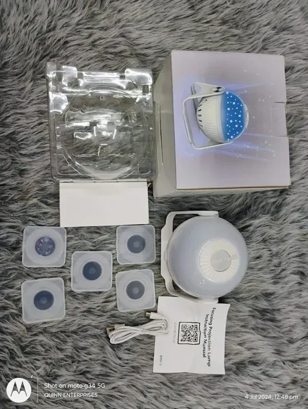 6 In 1 Projection Galaxy Star Lamp