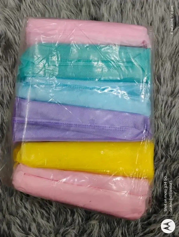 AASA Set Of 6 Pcs Unisex Pocket Rain Coat Single Layer Disposable Rain Card For Men Women, Easy To Carry & Reusable, Raincoat, Emergency Use (Free Size) Pack Of 1