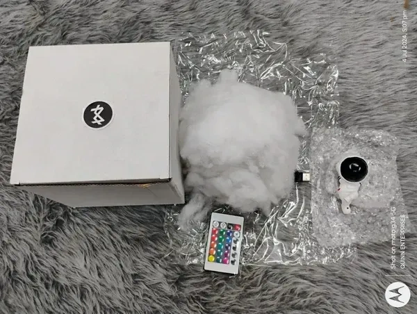 STYLO SWAG || Cloud Astronaut Light Fluffy Lamp 3D Light Cloud