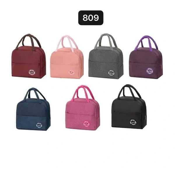 Insulated Lunch Bag for Women Men, Reusable Lunch Tote Lunch Box Organizer Cooler Bag with Front Pocket for Work Travel Picnic