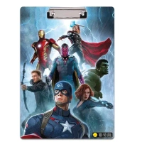 Superhero Showdown: Avengers Theme Exam Pad for Fans of Marvel Heroes' Birthday Return Gifts| Size: 14 x 10 Inches | Wooden