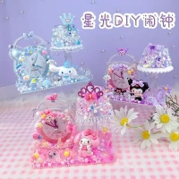 Cartoon DIY Alarm Clock - Handmade Plastic Clock for Kids