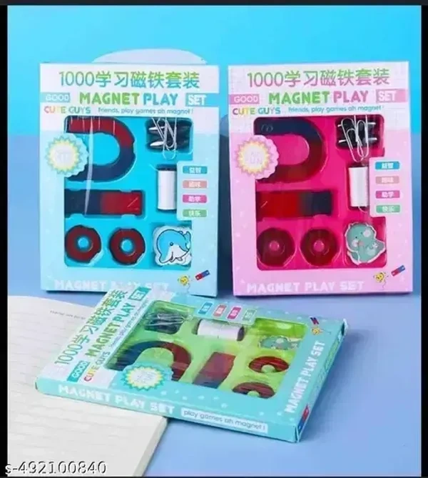 Magnet Game | U Magnet | Round Magnet | Magnet Chumbak Game Magnet Kit Educating Toy for Kids for Science Projects Multipurpose Office Magnets, Fridge Magnet