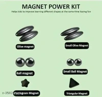 9 Pcs Kids Magnet Match Rings Game for Educational and Teamwork Matching Skills Fun with Friends Pack of 1