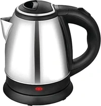 Fix It Fast Scarlett Electric Kettle 2 Litre Design for Hot Water, Tea,Coffee,Milk, Rice and Other Multi Purp Accessories Cooking Foods Kettle (Silver Black)
