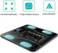 TLISMI Bluetooth Body Fat Scale BMI Scales Smart Wireless Digital Personal Bathroom Weight Scale Body Composition Analyzer Weighing Scale for Human Body (Bluetooth BMI New)